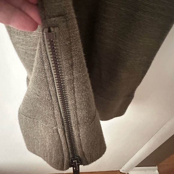 Free People Olive Green Highway Zip Front Vest/Tunic size small - Picture 11 of 11